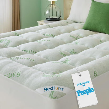 Queen Mattress Topper , Thick Pillow Top Mattress Pad1