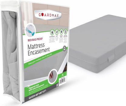 Queen Mattress Protector Zippered, Bed Bug Mattress Cover1