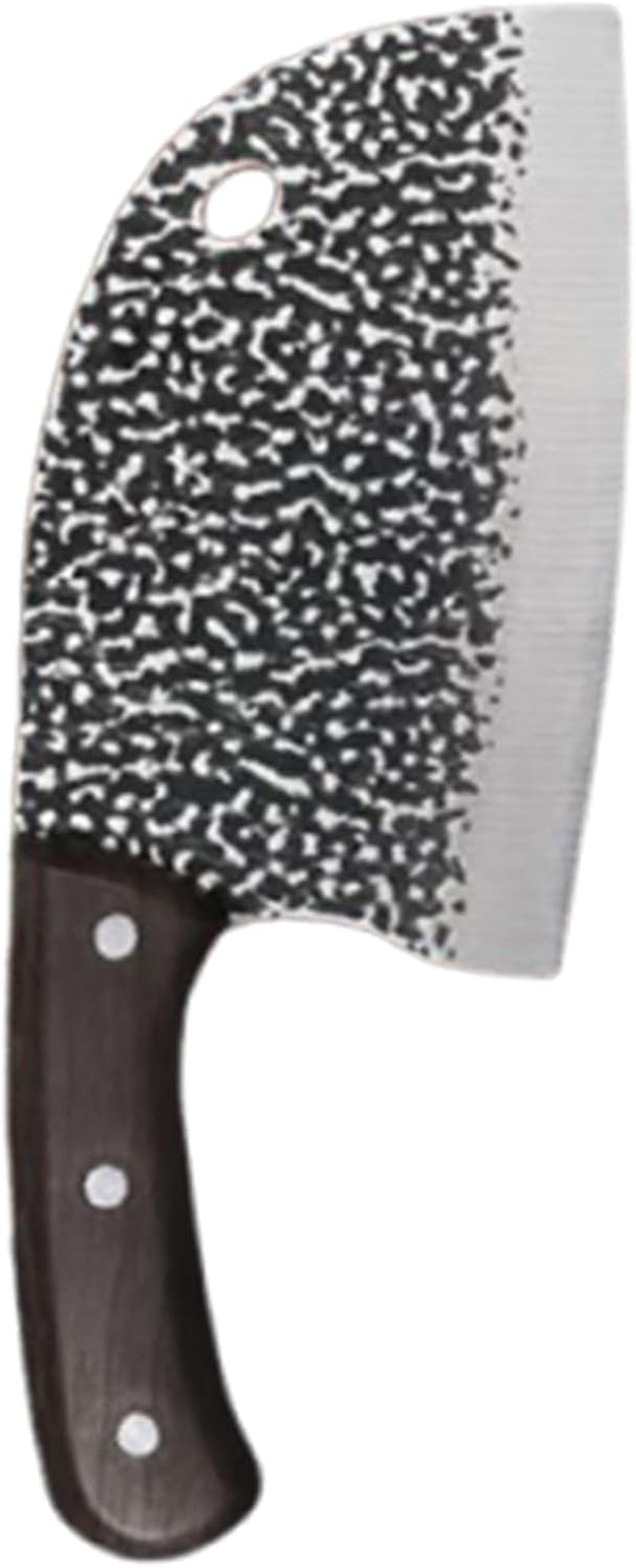 chinese-meat-cleaver-knife-with-hammered-carbon-steel-blade-and-plastic-handle-safe-use-and-reduces-hand-fatigue-for-restaurant-and-commercial-kitchen-meat-cutting