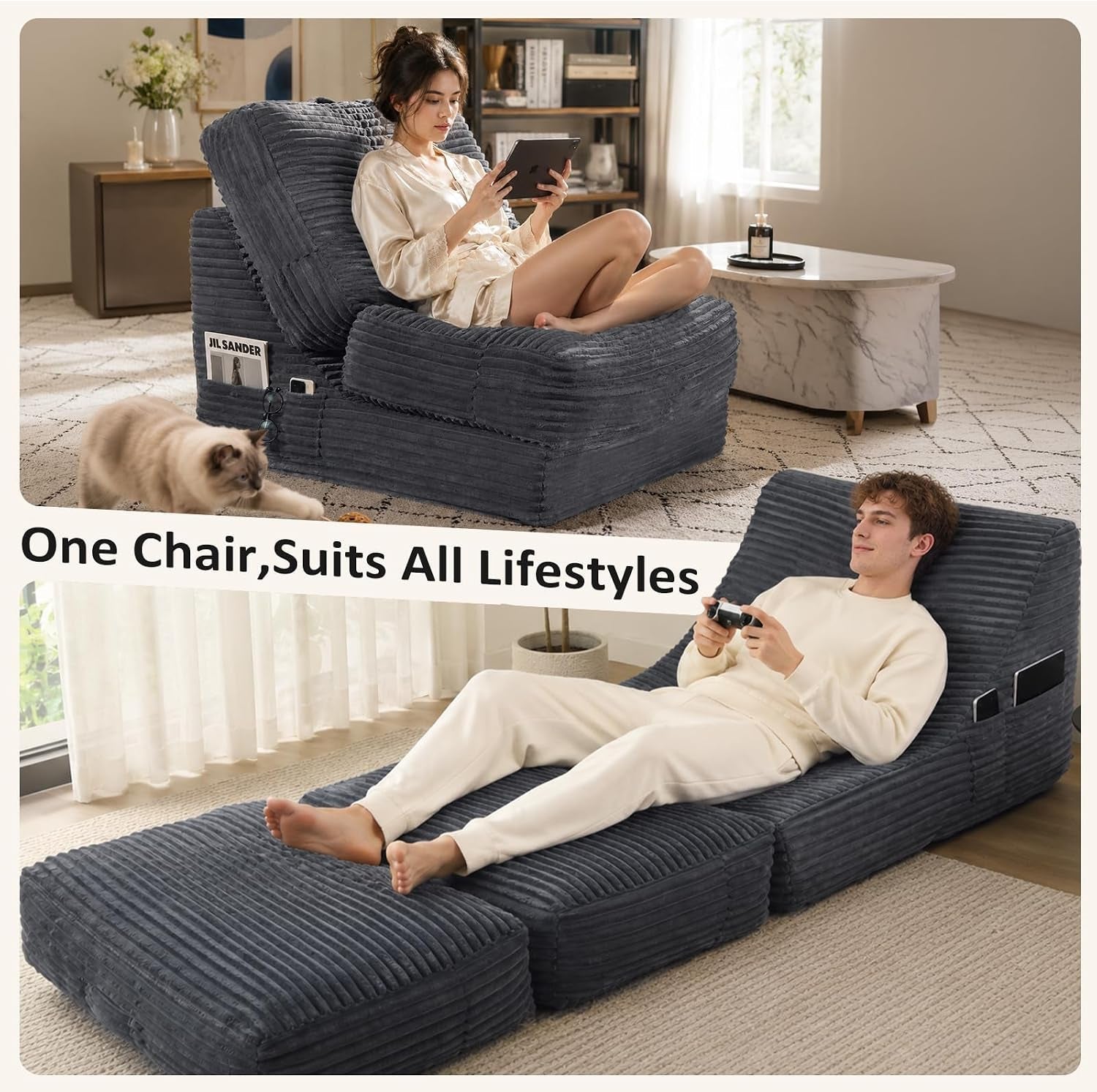 convertible-folding-sofa-bed-with-supportive-foam-back-cushion