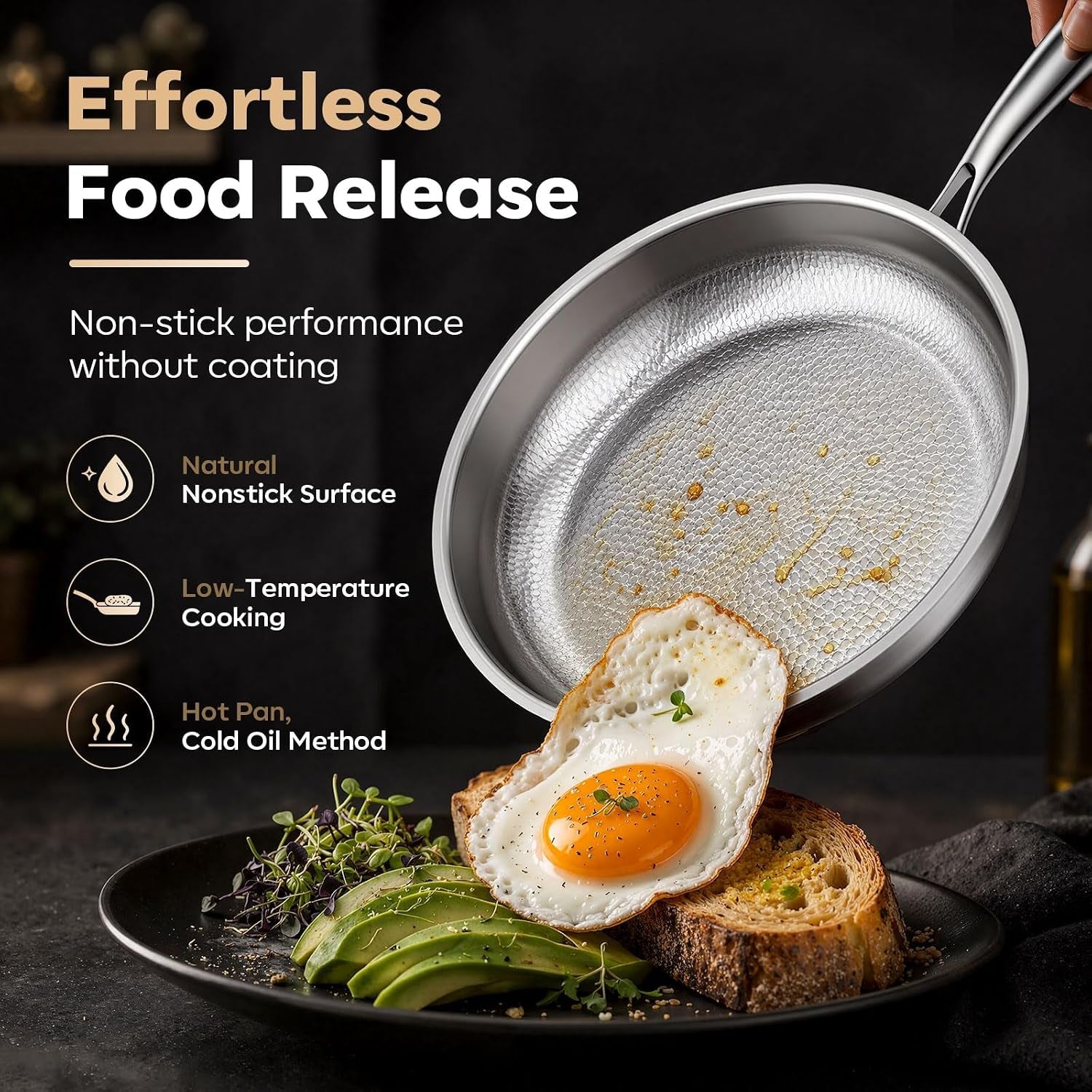 12-titanium-pans-for-cooking-with-lid-hammered-chef-grade-skillet-no-coating-pfas-free-healthy-cookware-durable-non-toxic-pan-induction-compatible-dishwasher-oven-safe
