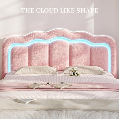 Cloud Bed Frame King Size 360° Upholstered Platform Bed5