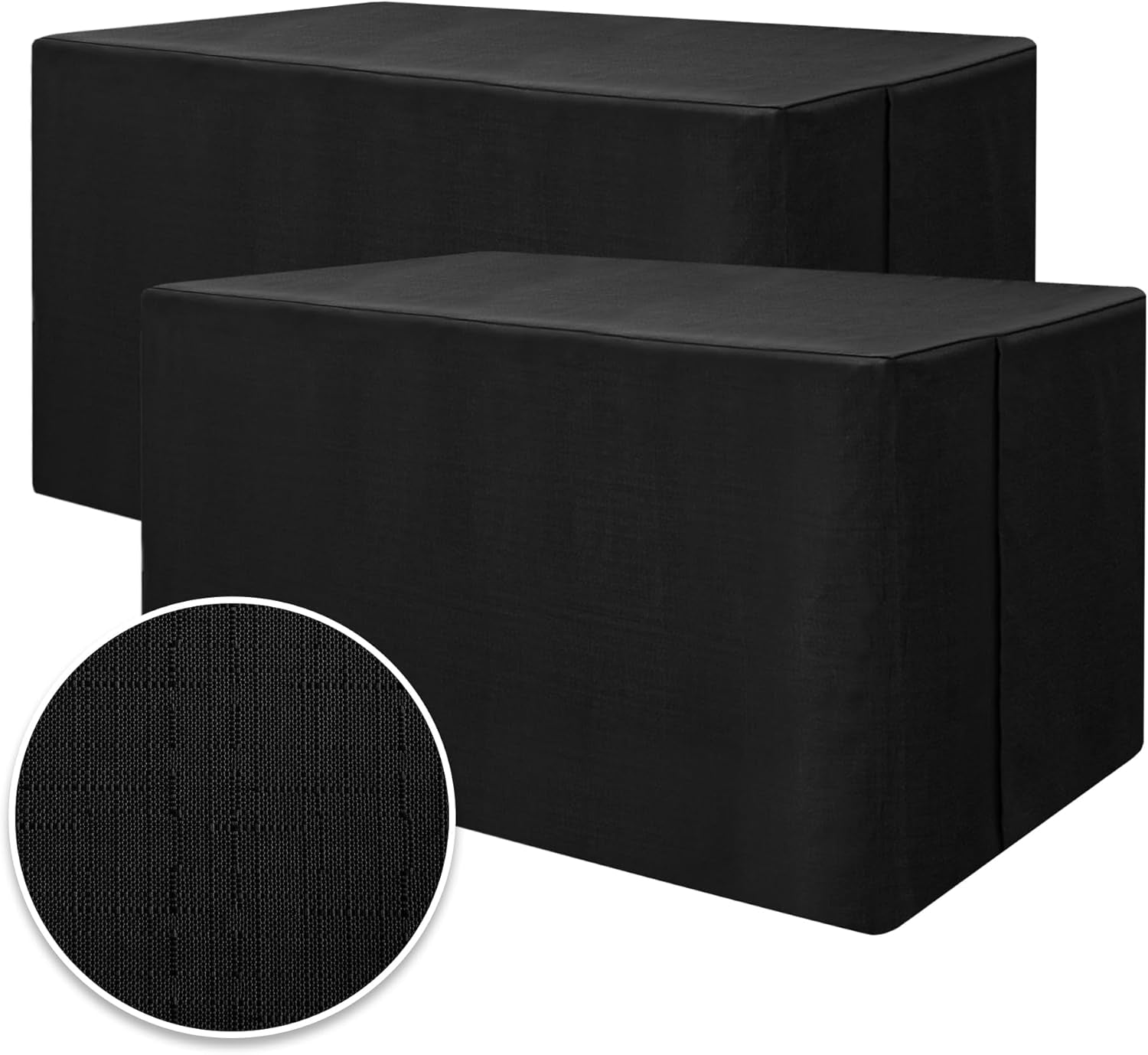 black-linen-textured-fitted-table-covers-for-8ft-rectangle-tables-2-pack