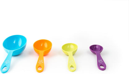 Measuring Cup Set, 1/8 Cup to 1 Cup, Multicolored Measuring Set3