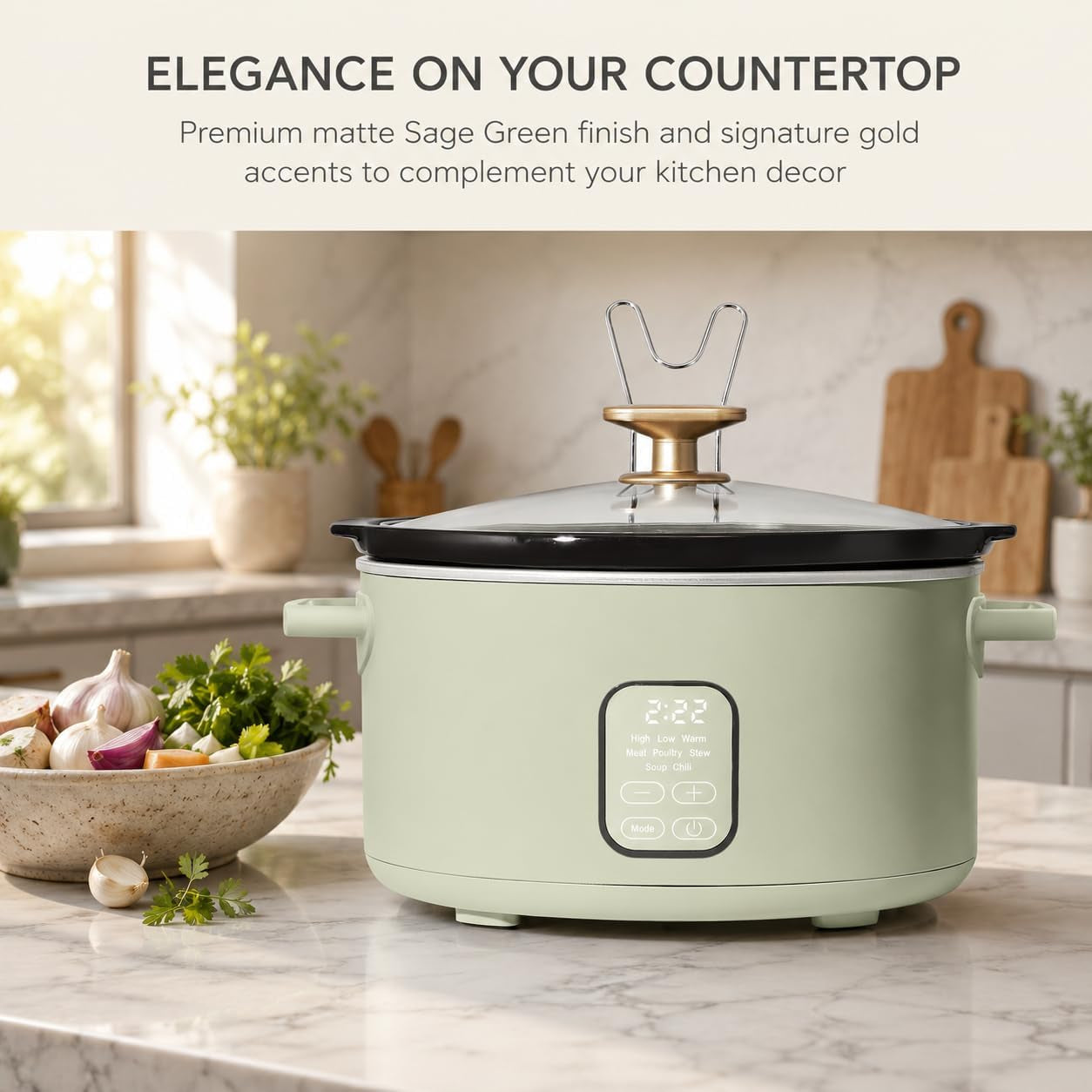 6-quart-programmable-slow-cooker-with-24-hour-timer-auto-warm-5-presets-for-meat-poultry-stew-soup-chili-dishwasher-safe-ceramic-pot-glass-lid-digital-display-sage-green