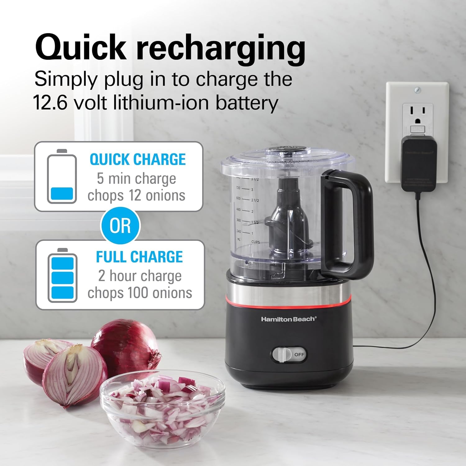 powerful-cordless-mini-food-processor-vegetable-chopper-4-cup-capacity-fast-recharging-includes-power-adapter-chop-puree-emulsify-grind-anywhere-dishwasher-safe-black
