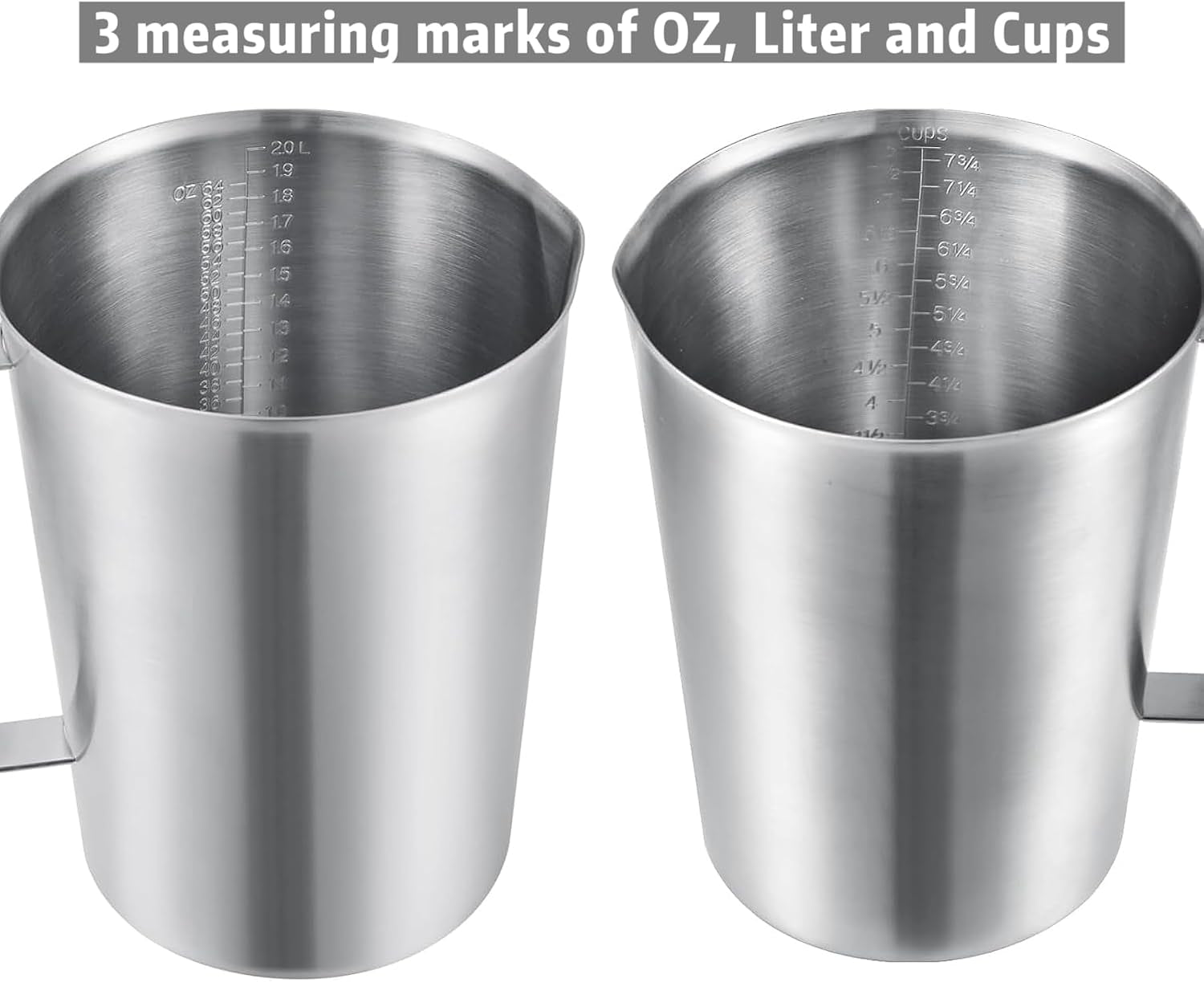 64oz-8cup-stainless-steel-pitcher-sus304-2-liter-metal-container-for-water-milk-liquid-with-handle-with-engraved-markings-silver