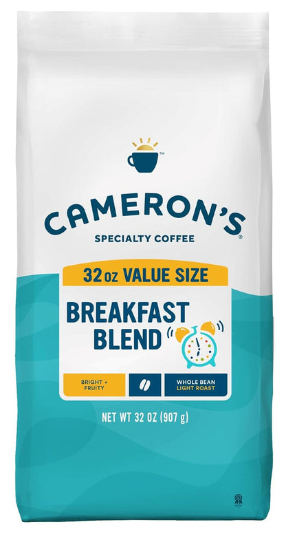 Roasted Whole Bean Coffee, Breakfast Blend, 32 Ounce1