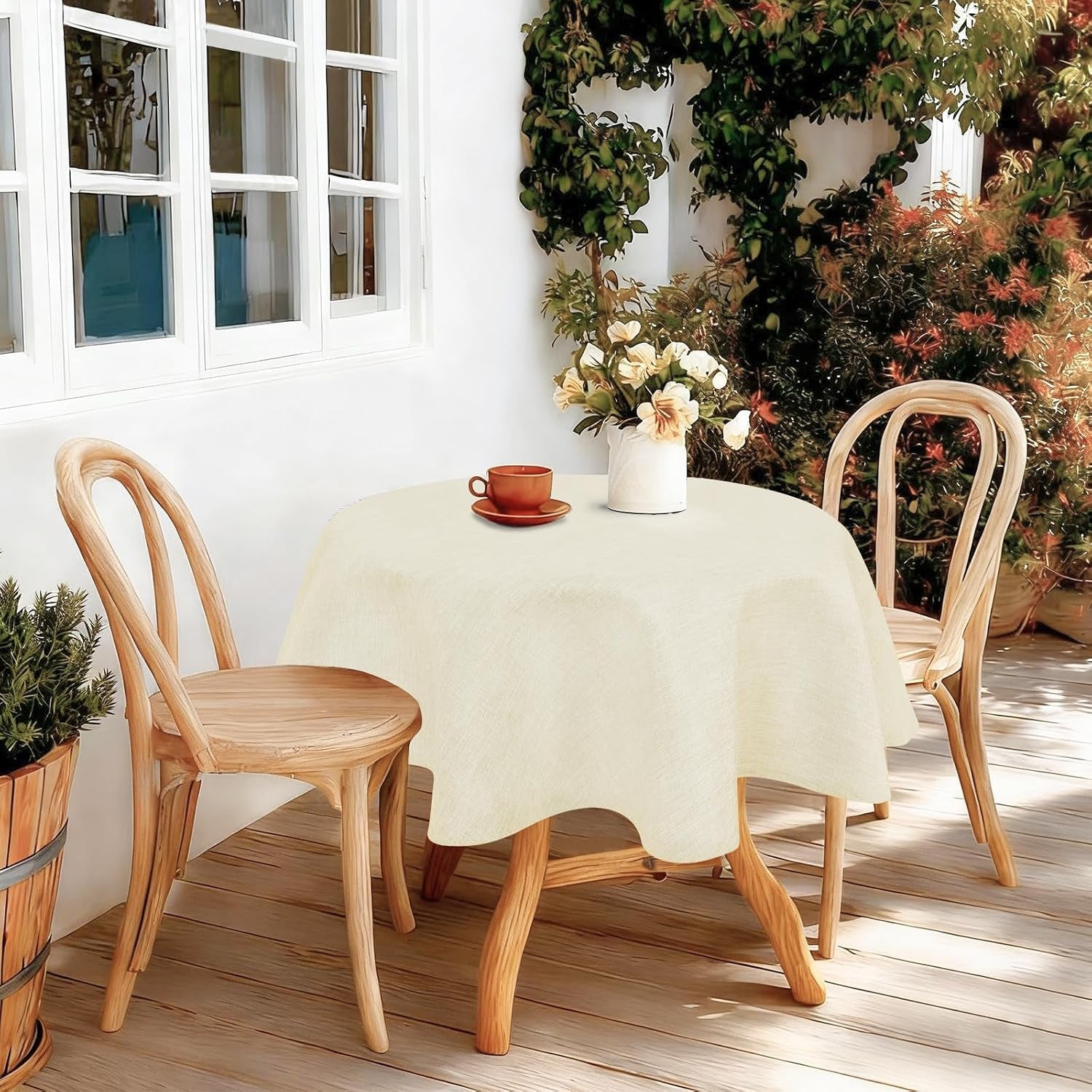 round-textured-table-cloth-linen-wrinkle-free-stain-resistant-farmhouse-decorative-circular-tablecloth-for-kitchen-dining-party-wedding-outdoor-use-30-inch-round-champagne