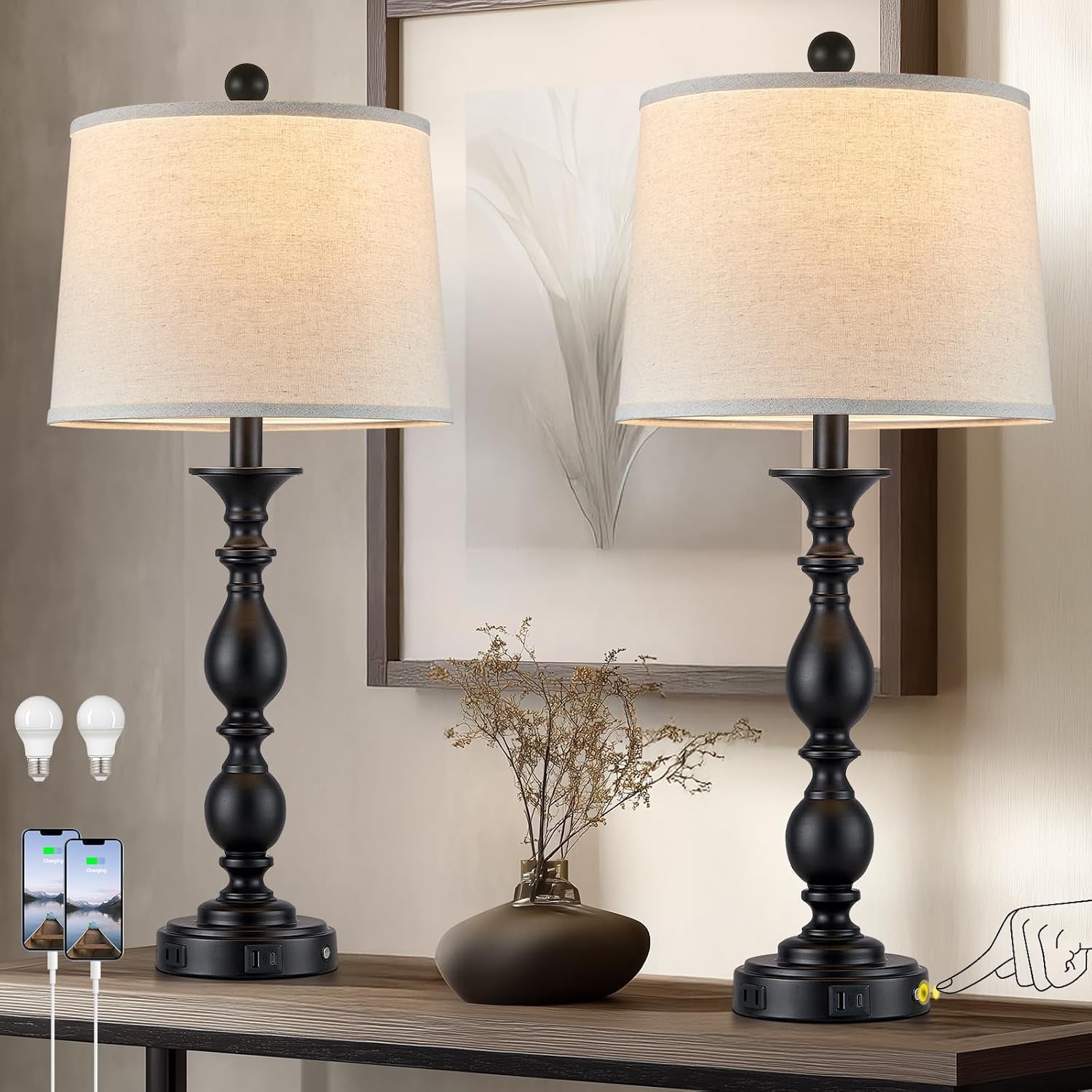 28-black-modern-table-lamps-set-of-2-with-usb-c-a-ports-and-ac-outlet-3-way-touch-control-tall-bedside-lamps-for-bedroom-metal-farmhouse-nightstand-lamps-for-living-room