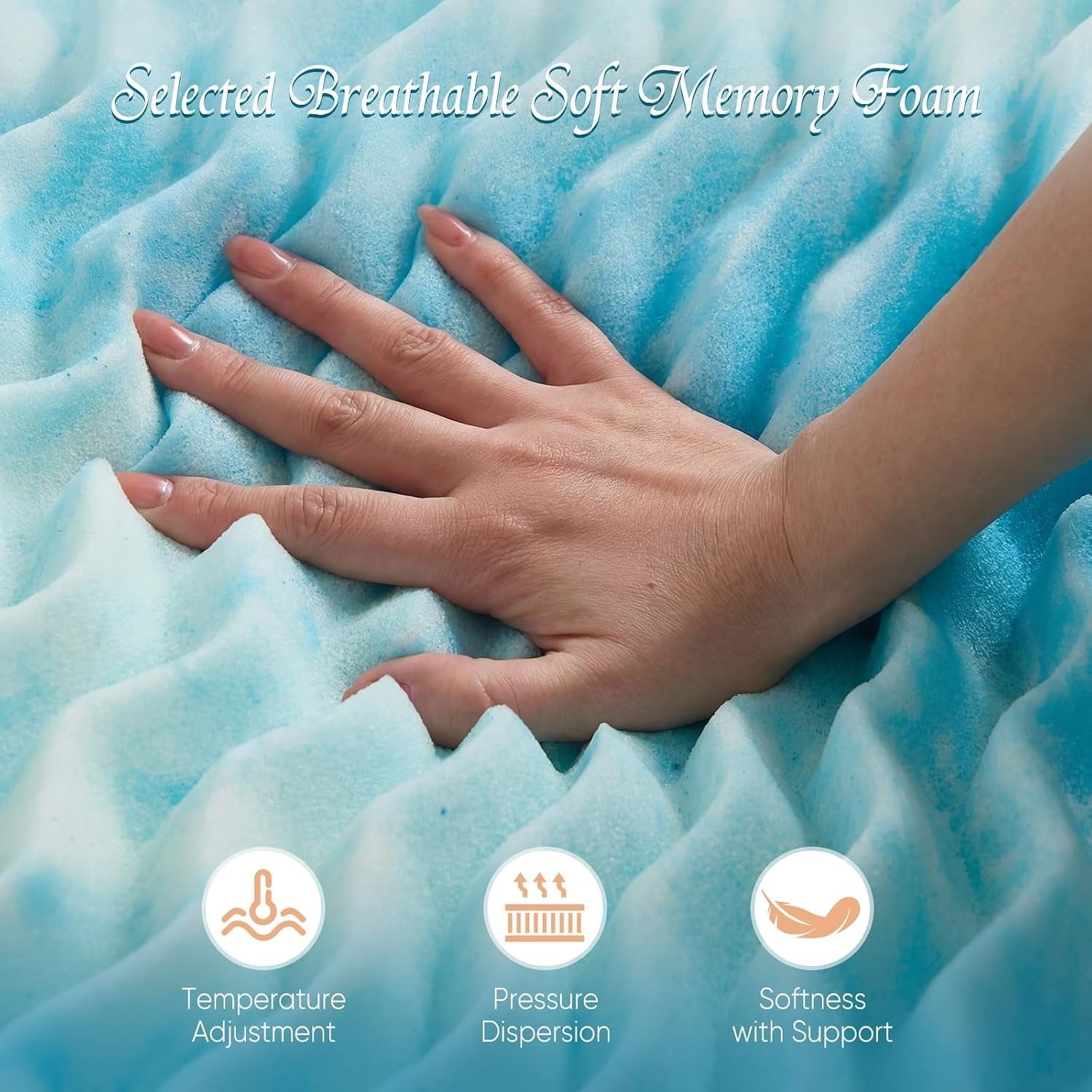 2-inch-5-zone-cooling-gel-memory-foam-mattress-topper-twin-blue-pressure-relief-for-back-hip-pain-soft-reversible-mattress-pad-for-dorm-rv-camping-certipur-us-certified-bed-topper