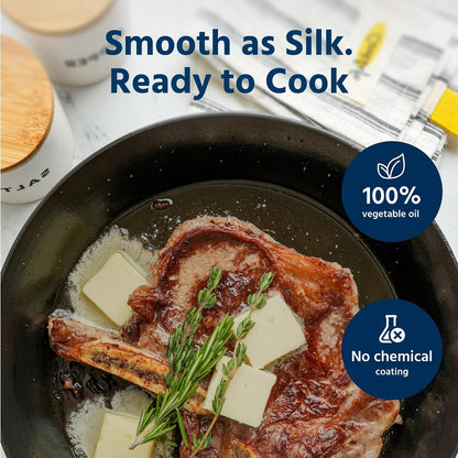 10 Inch Lightweight Pre-Seasoned Cast Iron Skillet, Smooth Fry Pan | Non-Stick Polished Skillet Use with an Oven, Stove, Grill, or Campfire, Handcrafted, Pfas-Free, Non-Toxic, Easy to Clean4