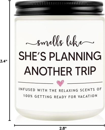 Travel Gifts for Women, Funny Travel Lover Candle, Lavender Scent8