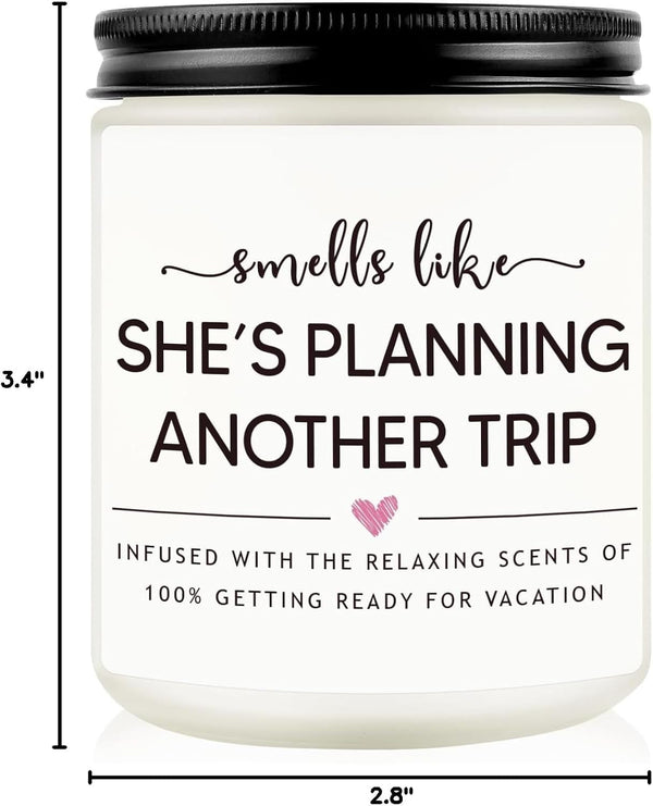 Travel Gifts for Women, Funny Travel Lover Candle, Lavender Scent8