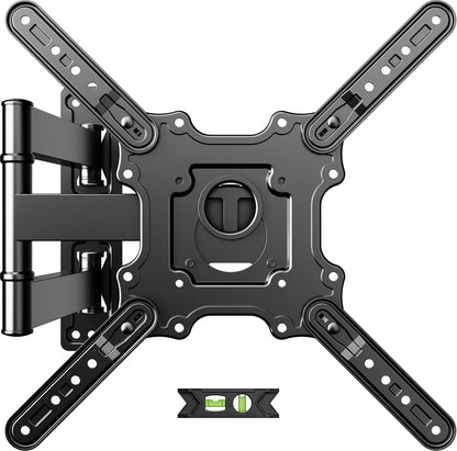 TV Wall Mount for Most 26-60 Inch Tvs up to 77 Lbs, Full Motion Wall Mount TV Bracket with Swivel Tilt Single Stud Design for Corner, Max VESA 400X400Mm Fit Most 32 40 42 43 50 55 60 Tvs1
