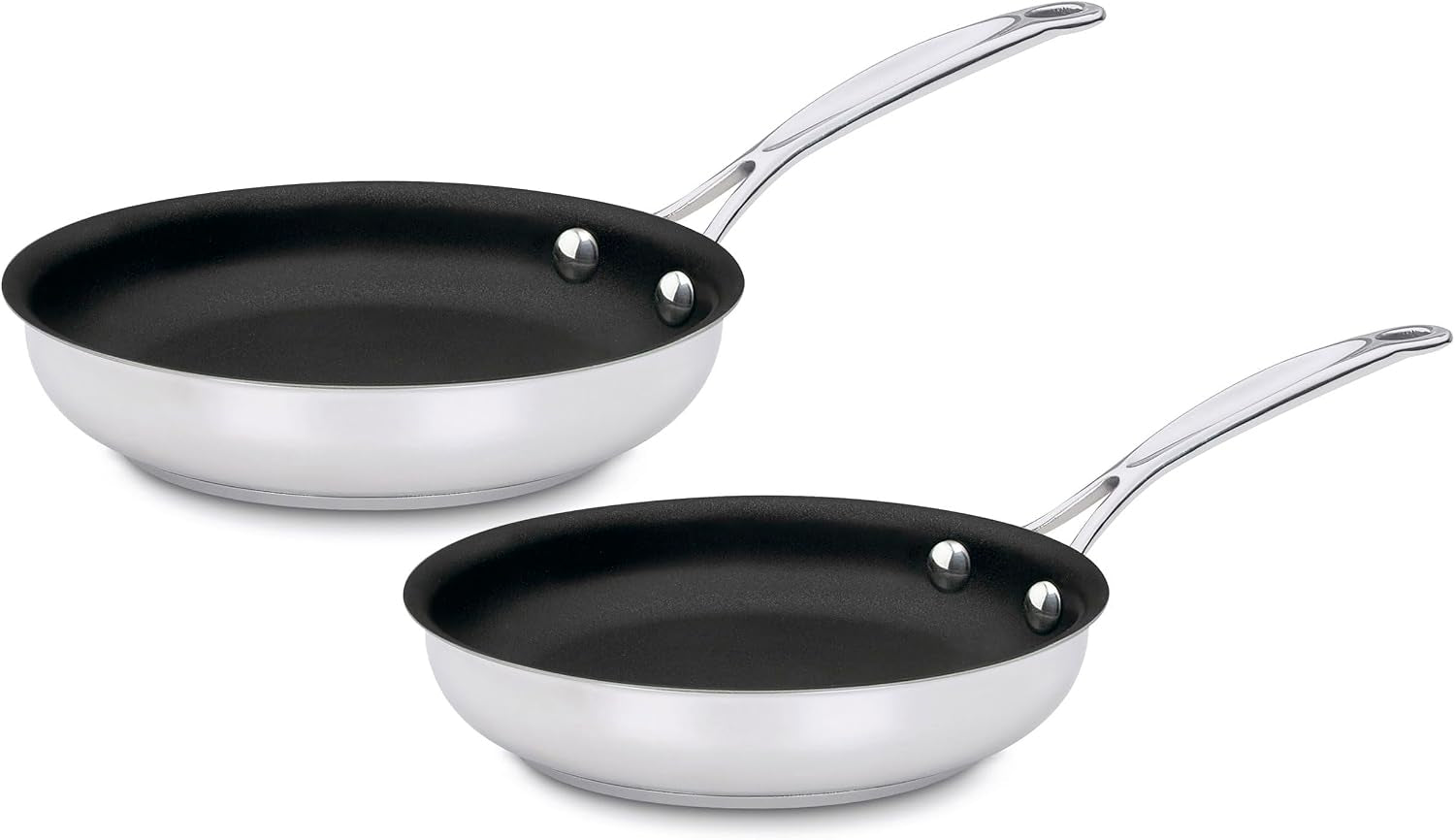 chefs-classic™-stainless-non-stick-skillets-9-skillet-11-skillet-set
