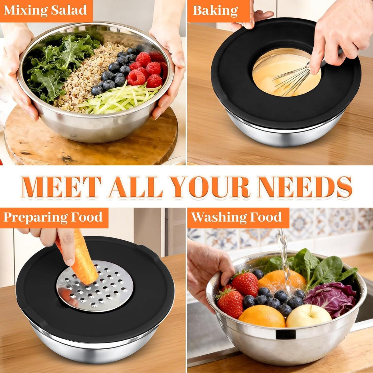21pcs-mixing-bowls-with-lids-set-7-nesting-mixing-bowls-3-graters-11-baking-tools-lids-stainless-steel-mixing-bowls-for-mixing-baking-size-0-7-1-1-1-5-2-1-3-5-4-4-5-qt-black