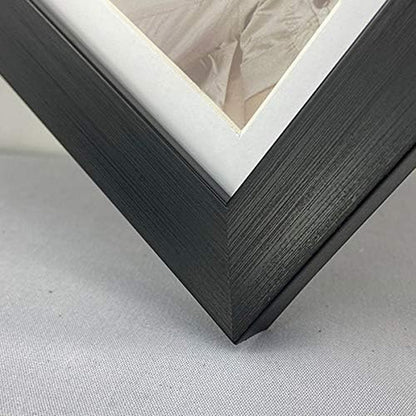 5X7 Picture Frame Set of 4, 6X8 Matted to Display 5 by 7 Photo with Mat or 6 by 8 without Mat for Wall or Tabletop, Black8