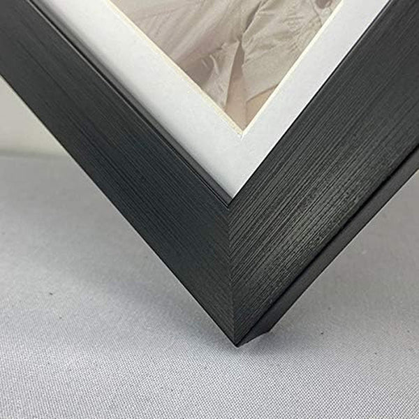 5X7 Picture Frame Set of 4, 6X8 Matted to Display 5 by 7 Photo with Mat or 6 by 8 without Mat for Wall or Tabletop, Black8