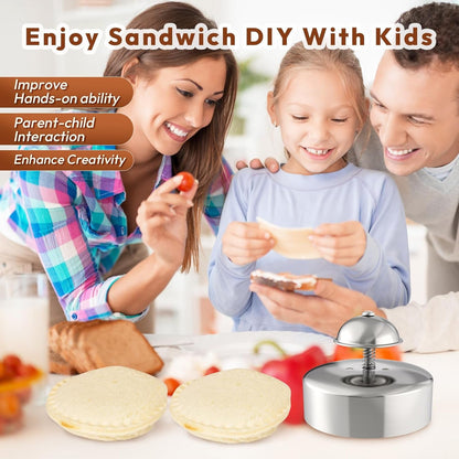 Sandwich Cutter, Sandwich Cutter and Sealer, Sandwich Maker, Peanut Butter and Jelly Sandwiches Tool/Pbj Cutter, Sandwich Maker for Kids, for Thanksgiving/Christmas Day8