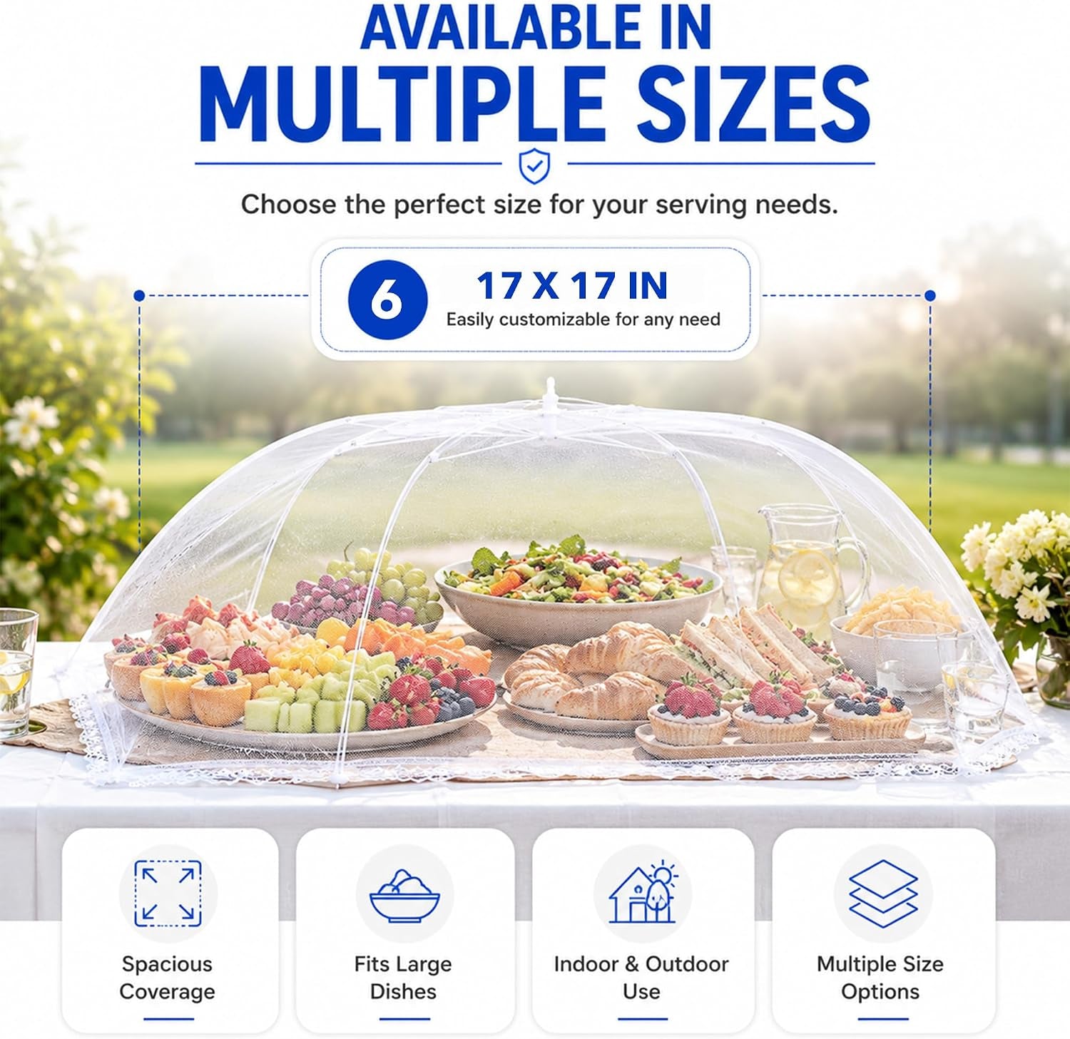 pop-up-mesh-food-covers-17-x-17-in-white-6-pack-large-tall-reusable-collapsible-food-tents-for-outdoor-serving