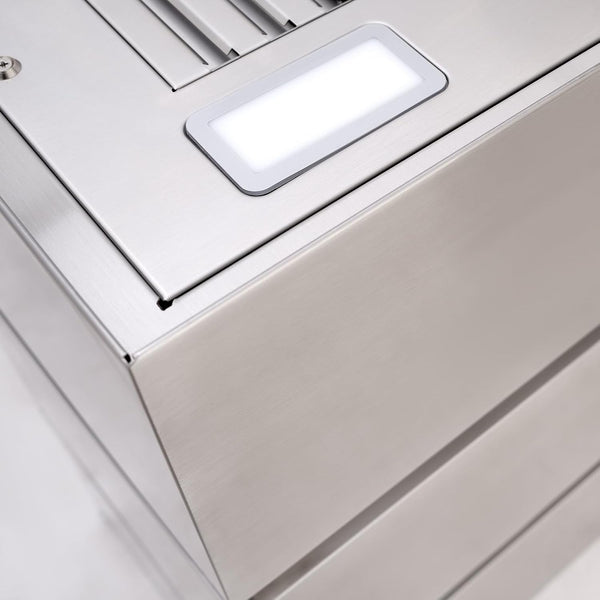 Stainless Steel Range Hood, 3 Stacks Modern Box Kitchen Hood with Powerful Vent Motor, Wall Mount, 30"W X 30"D X 14"H, Brushed Stainless6