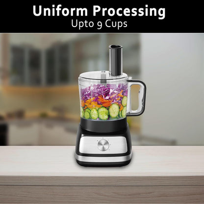 Ironblade Series 5-In-1 Food Processor, 1.5L Bowl, 4-Speed Control, Multi-Functional for Slicing, Shredding, Chopping, Kneading2