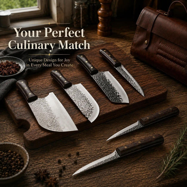 12-Piece Butcher Knife Set | Roll Bag, for Meat Processing, Brisket Trimming and BBQ Prep3