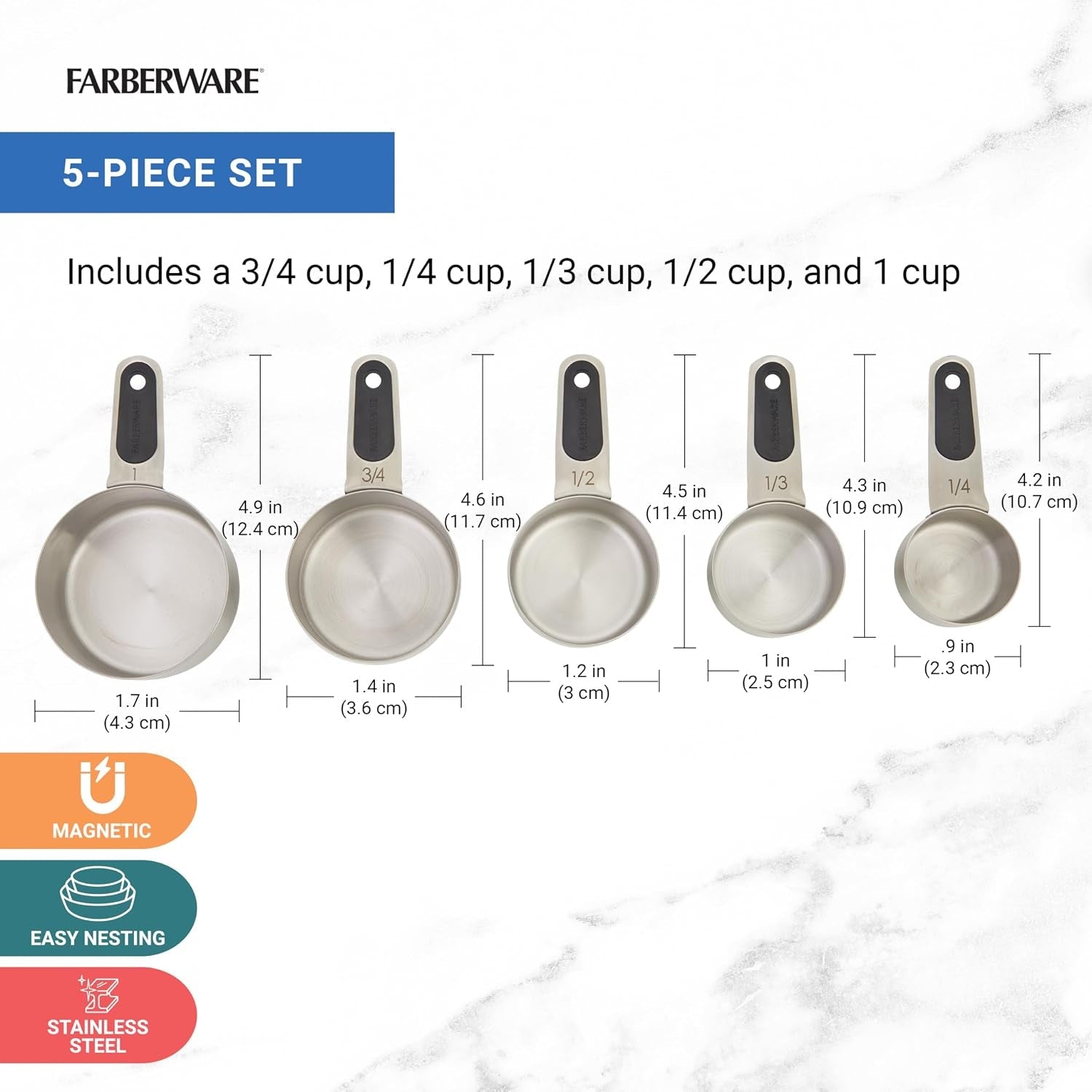 professional-set-of-5-stainless-steel-measuring-cups-precision-and-ease-in-every-scoop-features-magnetic-handles-for-easy-storage-dishwasher-safe