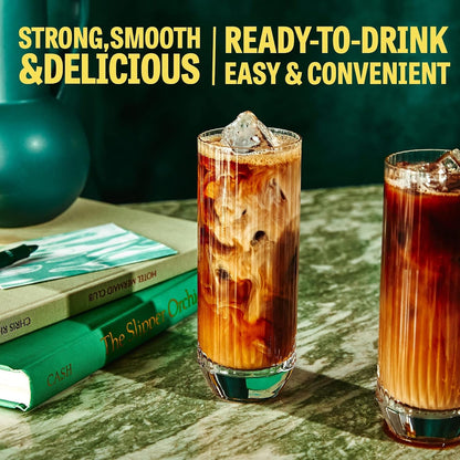 Wandering Bear Straight Black Organic Cold Brew Coffee - 32 Fl Oz, 6 Pack | Extra Strong, Bold, Smooth, Unsweetened, Shelf-Stable, Ready to Drink & Vegan, 100% Organic Iced Cold Brewed Coffee5
