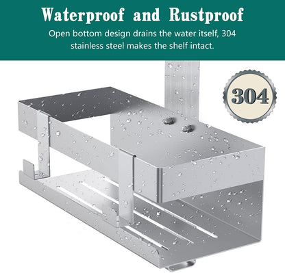 over the Door Shower Caddy,304 Stainless Steel Hanging Shower Caddy4