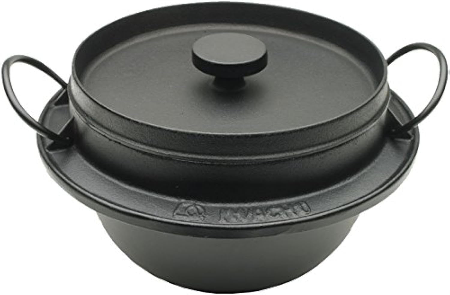 410-719-japanese-cast-iron-gohan-nabe-rice-cooker-black