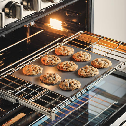 GOLDEN BAKE Nonstick Jumbo Baking Cookie Sheet, Light Gray | Even Baking, Sheet Pan for Cookies and Sides, 14-Inch X 16-Inch, Heavy-Gauge Steel, Oven Safe to 450Â°F, Large-Batch Baking9