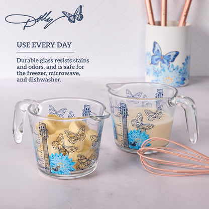 Glass Measuring Cup, Easy-Read Markings, Spout and Handle, Oven and Dishwasher Safe, 2 Cup5