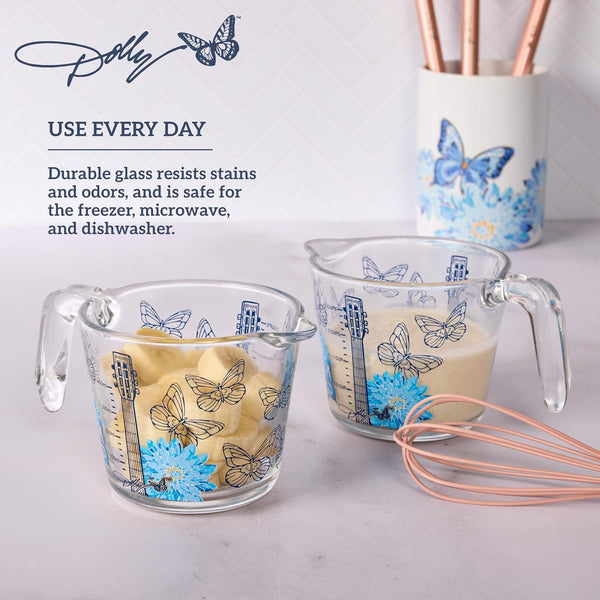 Glass Measuring Cup, Easy-Read Markings, Spout and Handle, Oven and Dishwasher Safe, 2 Cup5