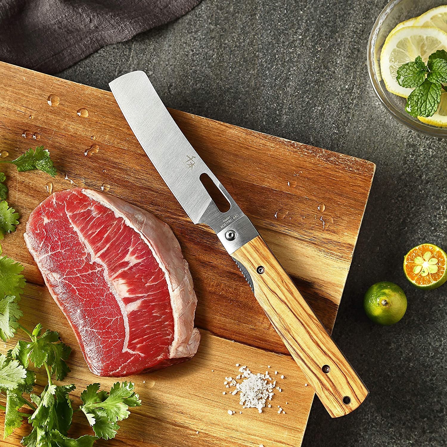 440a-stainless-steel-ultra-sharp-pocket-folding-chef-knife-peeling-utility-knife-fruit-knife-natural-olive-handle-camping-bbq-trip-outdoor-portable-kitchen-knife