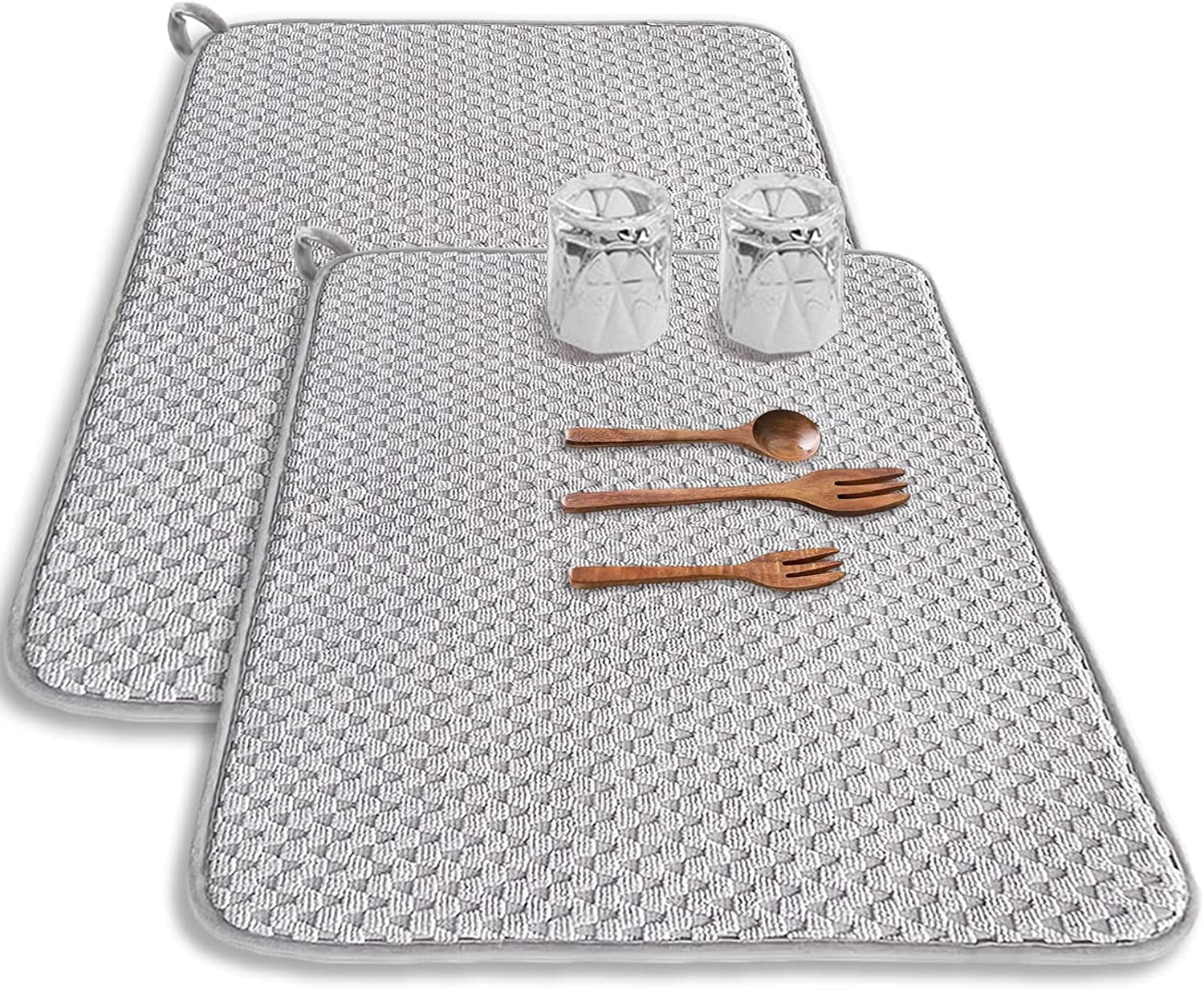 2-pack-microfiber-dish-drying-mat-24-17-inch-absorbent-dish-drainer-kitchen-counter-large-size-dish-drying-pad-for-countertops-sinks-draining-racksgray