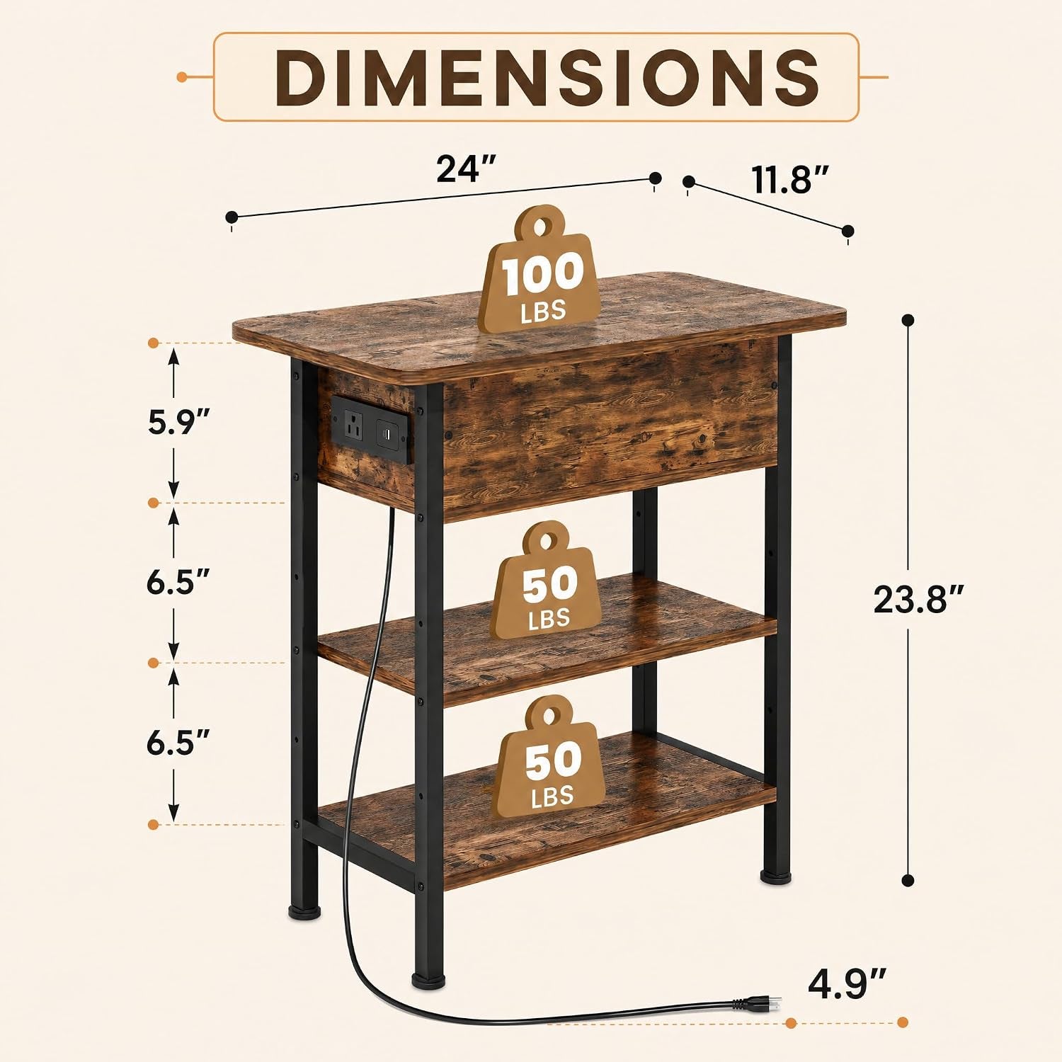 end-table-with-charging-station-flip-top-side-table-with-usb-ports-and-outlets-3-tier-small-side-table-with-storage-for-small-space-end-tables-for-living-room-bedroom-rustic-brown