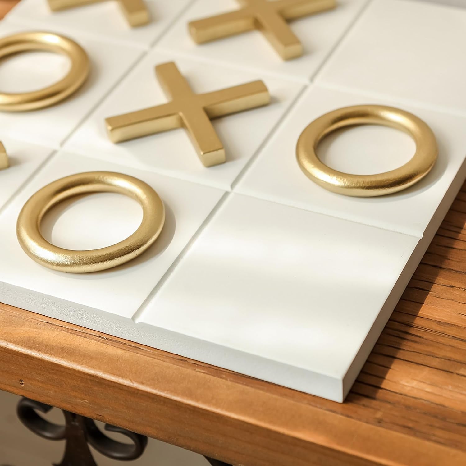 12x12-inch-tic-tac-toe-wood-game-board-classic-coffee-table-decor-modern-wooden-travel-game-for-family-white-gold
