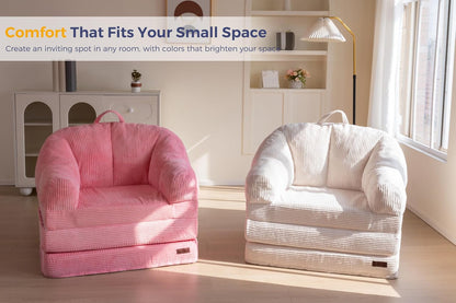 Folding Sofa Bed with Backrest, Boneless Fold Out Couch with Handle7