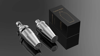 Cocktail Shaker,24Oz Martini Shaker,Drink Shaker Mixer | Built-In Strainer,Professional Stainless Steel Margarita Mixer,Bartender Kit Gifts.4