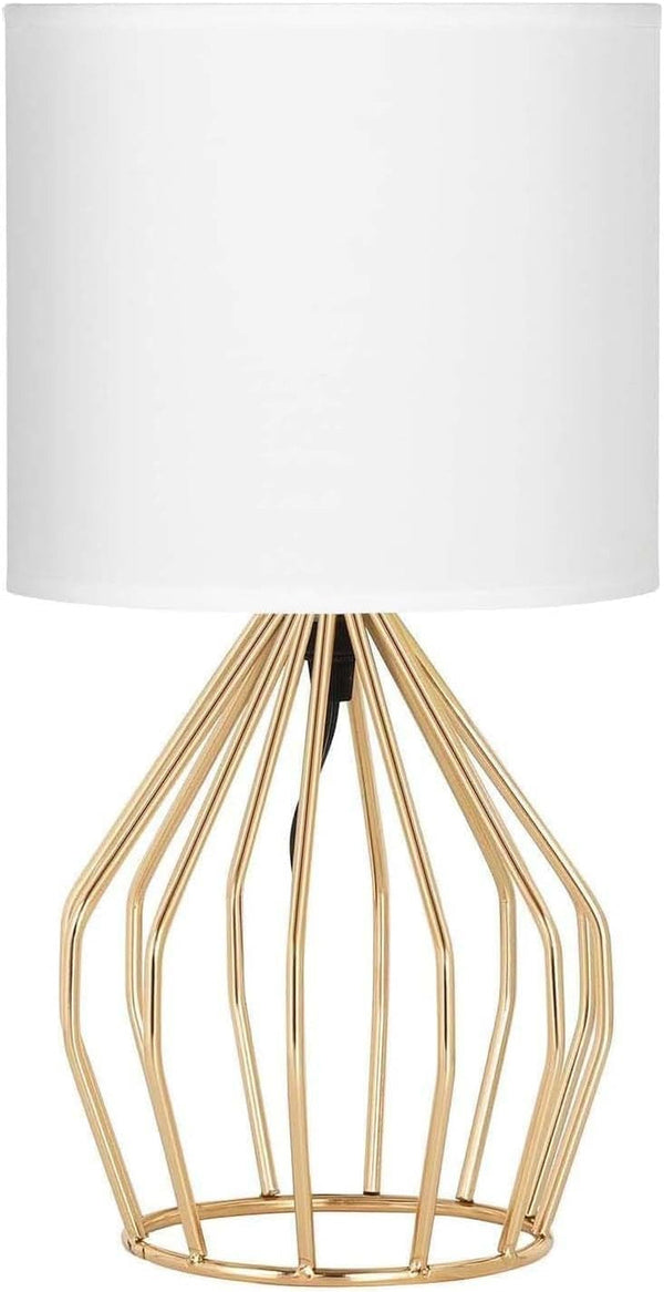 Gold Table Lamp - Modern Style Desk Lamp,13.8Inch,E26 Base1