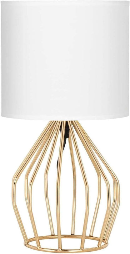 Gold Table Lamp - Modern Style Desk Lamp,13.8Inch,E26 Base1