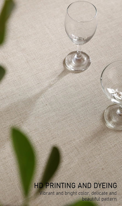Designer Vintage Linen Square Tablecloth,55"X55"-Carol G5