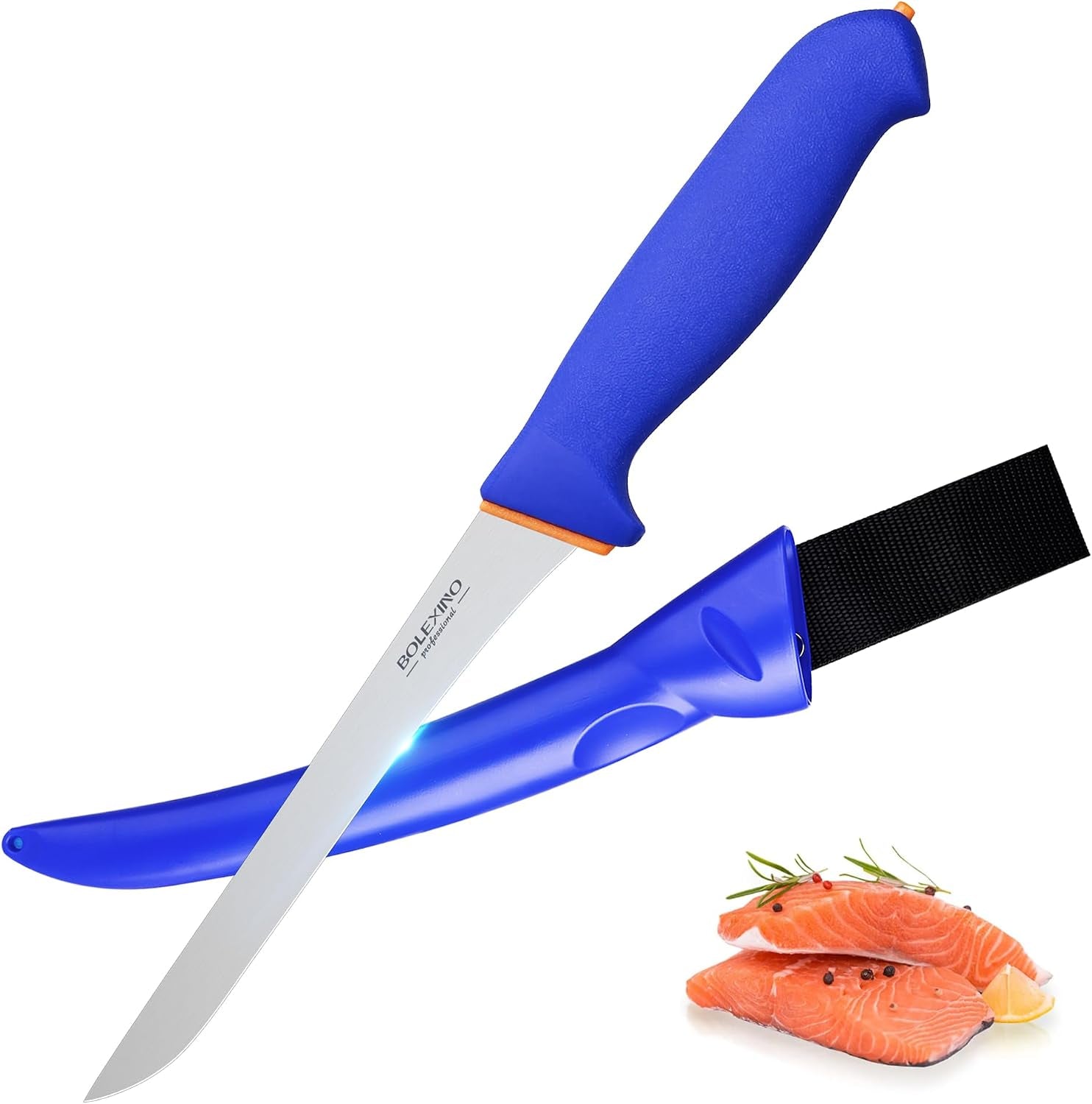 7-fillet-knife-semi-flexible-high-carbon-steel-for-fish-w-sheath