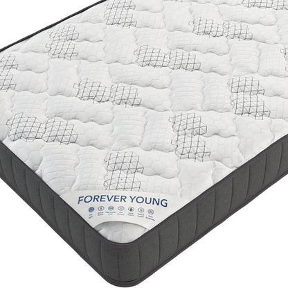 9" Hybrid Twin Mattress - Firm - Made in USA - Individually Pocketed Coils & Certipur-Us Foam - Fiberglass-Free - Bed in a Box10