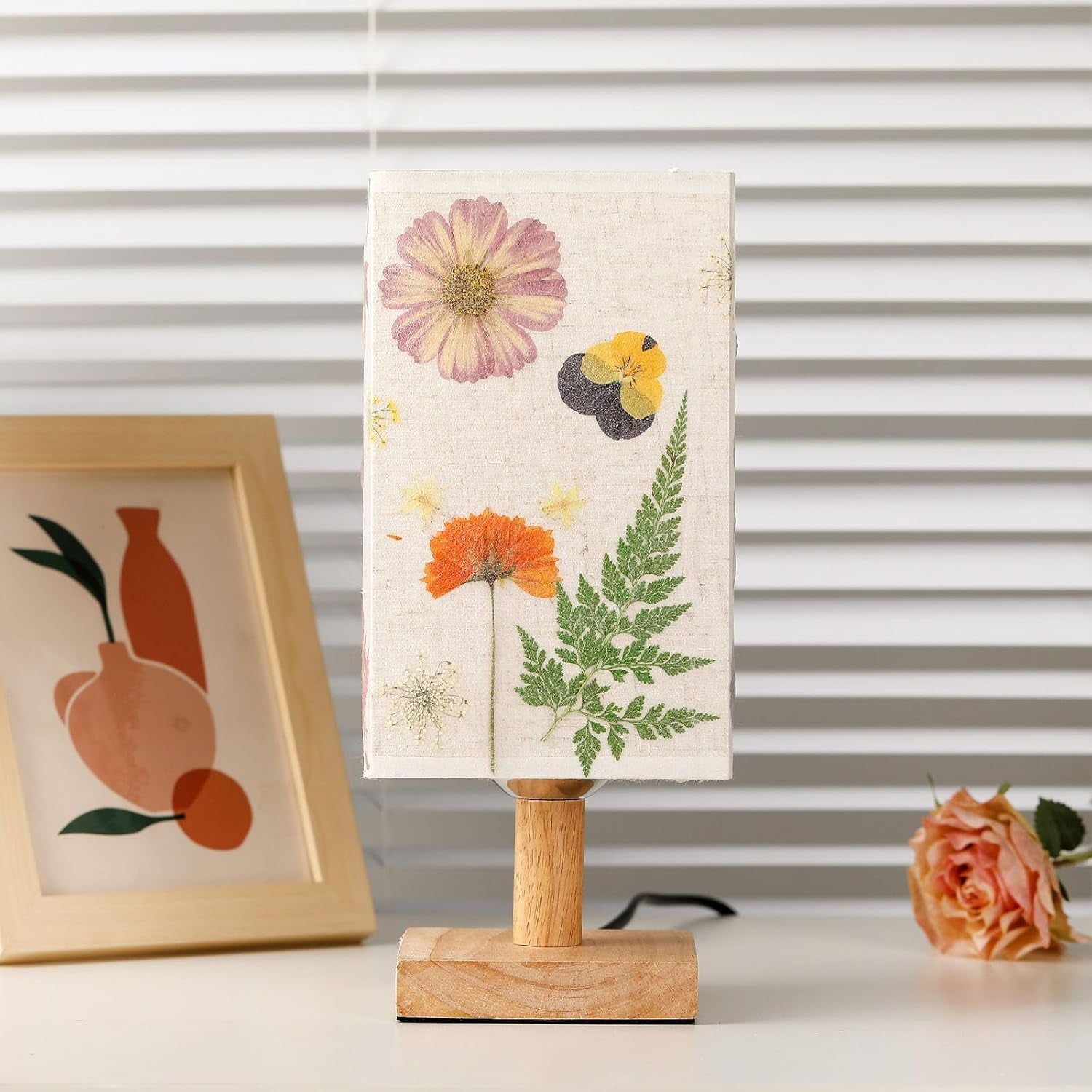 dried-flowers-table-lamp-5w-led-3color-temperatures-pressed-flower-bedside-lamp-square-linen-shade-with-wood-base-for-bedroom-living-room
