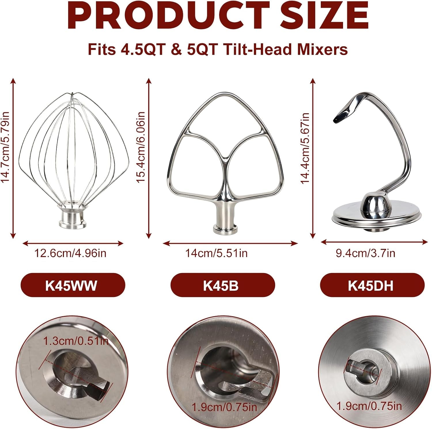 3-piece-stainless-steel-mixer-attachment-kit-for-kitchenaid-4-5-and-5-qt-tilt-head-stand-mixers-includes-k45ww-wire-whip-dough-hook-k45b-flat-beater-dishwasher-safe