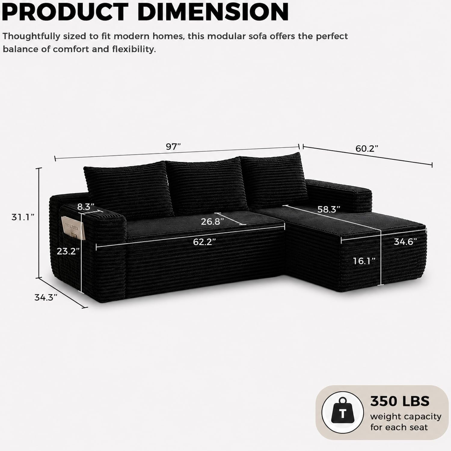 96-inch-boneless-couch-modular-l-shaped-cloud-sectional-sofa-black