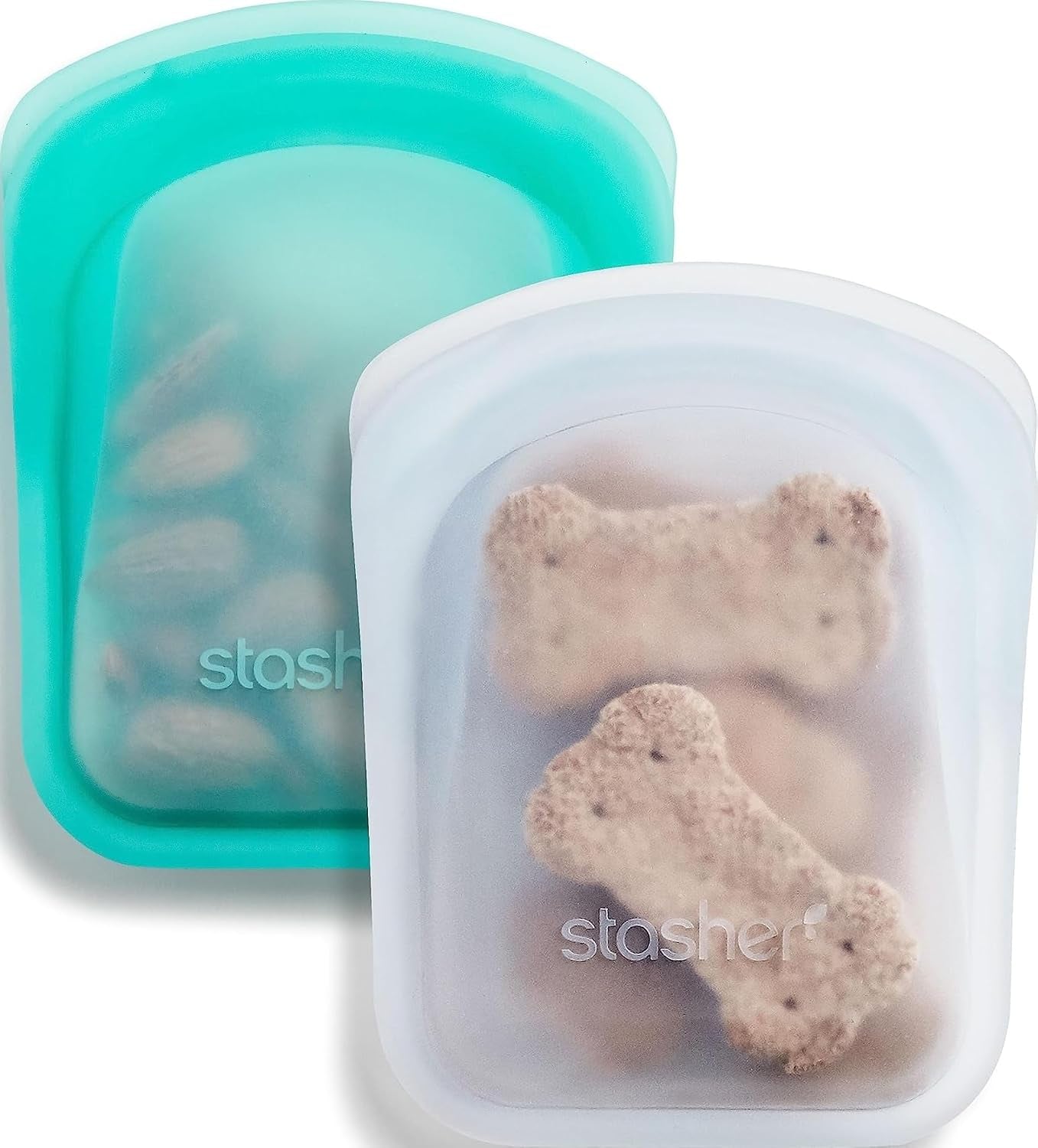 premium-reusable-silicone-pocket-bags-2-pack-clear-and-aqua-4-oz